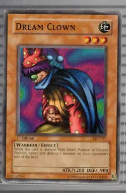 YuGiOh Dream Clown - 1st Edition SDP-017 - Image 1