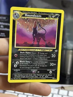 Houndoom 8/64 Neo Revelation 2000 Holo Rare WOTC Pokemon Card TCG - Image 3
