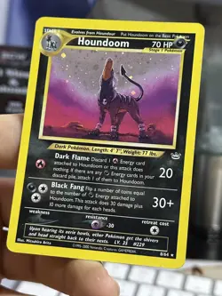 Houndoom 8/64 Neo Revelation 2000 Holo Rare WOTC Pokemon Card TCG - Image 4