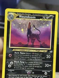 Houndoom 8/64 Neo Revelation 2000 Holo Rare WOTC Pokemon Card TCG - Image 5