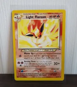 Pokemon TCG Light Flareon 46/105 Neo Destiny Regular Uncommon Card - Image 1