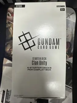 Gundam Card Game Clan Unity Starter Deck ST06 TCG In Hand - Image 3