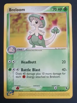 Breloom 16/109 - Ruby and Sapphire - Pokemon Card - Excellent Condition - Image 1