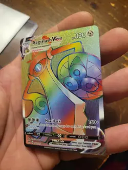 Pokemon Aegislash VMAX TCG Holo Card Vivid Voltage 190/185 Secret Rare - Image 2