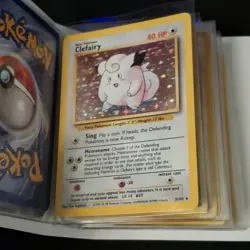 pokemon binder collection vintage 30 Pokemon Card Lot With Binder - Image 1