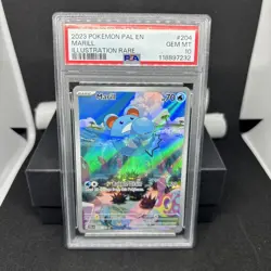 Pokemon TCG Maril Paldea Evolved Illustration Card 204/193 English Psa 10 - Image 1