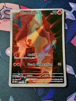Pokemon TCG Scarlet & Violet 151 Charmander IR Illustration Rare Card 168/165 🔥 - Image 2