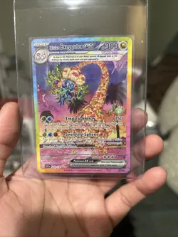 Pokemon TCG Alolan Exeggutor EX 242/191 Surging Sparks Illustration Rare Card - Image 1