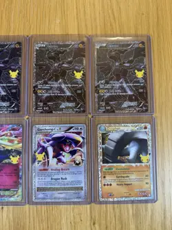 Pokemon Celebrations Reshiram, Zekrom, Xerneas Full Art Rare Card Lot Of 8 - Image 3