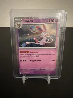 Pokemon Costco Prismatic Evolutions TCG Mini Tin Sealed + Sylveon Foil Card - Image 2