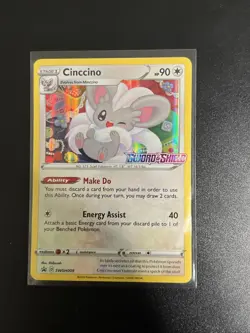 Cinccino - (Prerelease) SWSH009 SWSH: Sword & Shield Promo Cards Holo - Image 1