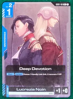 Deep Devotion - Newtype Rising GD01-101 - Gundam Card Game TCG Card - Image 1