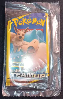 1 Double Pack Pokemon SM Team Up 3-card 2 Mini Booster Packs New Pikachu Zekrom - Image 2