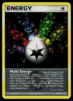 Pokemon Card - Multi Energy FireRed & LeafGreen 103/112 Reverse Holo - Image 1