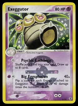 Pokemon Card - Exeggutor FireRed & LeafGreen 5/112 Reverse Holo - Image 1