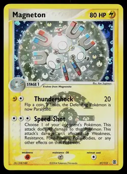 Pokemon Card - Magneton FireRed & LeafGreen 27/112 Reverse Holo - Image 1