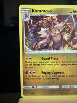 KOMMO-O - 54/70 Dragon Majesty Set - LP - Holo Rare - Pokemon TCG Card - Image 2
