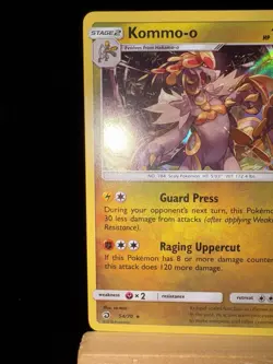 KOMMO-O - 54/70 Dragon Majesty Set - LP - Holo Rare - Pokemon TCG Card - Image 5