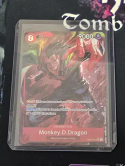 One Piece TCG Monkey D Dragon Alt Art OP07-015 Card Game Super Rare, SR English - Image 1