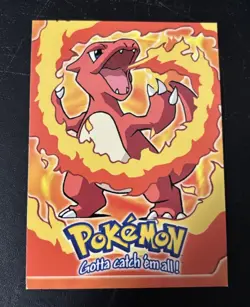Charmeleon E5 of 12 Pokemon Topps The First Movie Card (Black Label) NM - Image 1