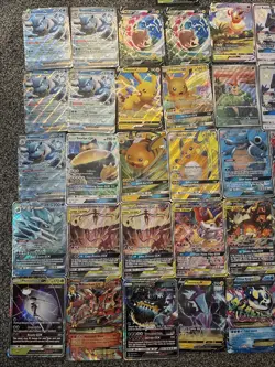 Pokemon Jumbo Card Lot 42 Cards Total Charizard Blastoise Tag Teams Victini Pika - Image 3