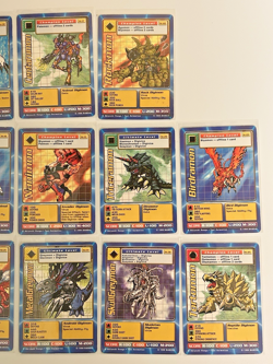 1999 Bandai (14) Card Digimon Lot Greymon & Many Others - Image 3