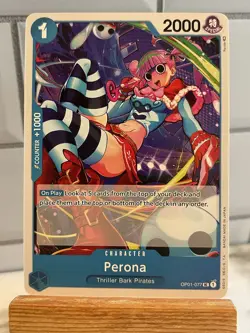 Perona OP01-077 UC One Piece Card Game Romance Dawn ENGLISH NM - Image 1