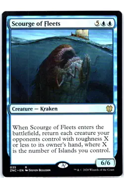 #35 Scourge of Fleets Commander: Zendikar Rising Rare - Image 1