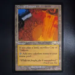City of Traitors｜Exodus MTG Magic the Gathering Land English - Image 1