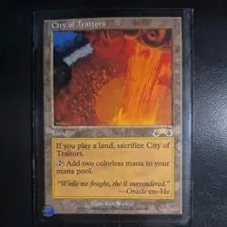 City of Traitors｜Exodus MTG Magic the Gathering Land English - Image 3