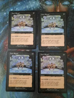 MTG Magic the Gathering - 4 x Dark Ritual (a playset!) - Mercadian Masques - LP - Image 1