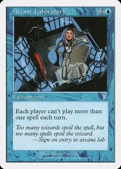 Arcane Laboratory 7th Edition LP MTG - Image 1