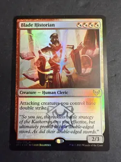 Blade Historian Foil Strixhaven: School of Mages Magic the Gathering NM - Image 1