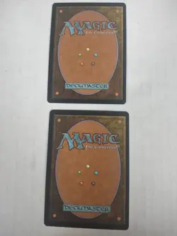 2X Magic the Gathering Volcanic Fallout Textless Player Reward Full Art Promo 2X - Image 2