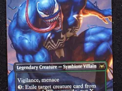 Venom, Deadly Devourer (Borderless) #22 (NM) Spider-Man SPE Magic MTG - Image 3