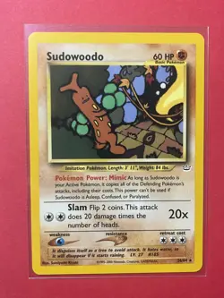 2001 Pokemon Neo Revelation Sudowoodo Unlimited #26/64 Non-Holo NM Mint - Image 1