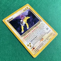 Pokemon TCG Raikou Neo Revelation 22/64 Regular Unlimited Rare Moderate Play/VG - Image 2