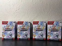 Lot of 4 Pokemon TCG Prismatic Evolutions Booster Bundle - New - Factory Sealed - Image 1