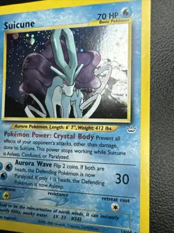 2000 Pokemon TCG - Suicune 14/64 Neo Revelation Holo - HP - Image 4