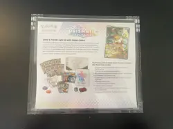 Pokemon TCG Prismatic Evolutions Elite Trainer Box ETB W/ Acrylic Case - Image 2
