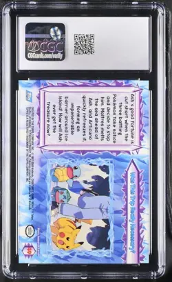 MINT 9 GEM 10 SILVER WAS THIS TRIP REALLY NECESSARY 49 TOPPS MOVIE POKEMON 2000 - Image 3