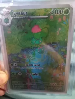 Ivysaur Illustration Rare 167/165* 2023 Pokemon Mew EN-151 - Image 1