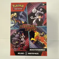 Pokemon Scarlet & Violet Destined Rivals Booster Bundle New Sealed 6 Packs - Image 1