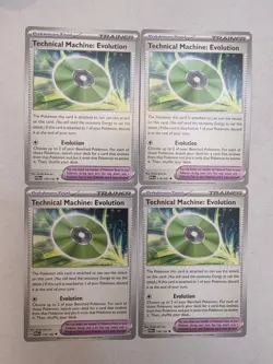 4x Technical Machine Evolution 178/182 x4 - Paradox Rift - Pokemon - Playset - Image 1