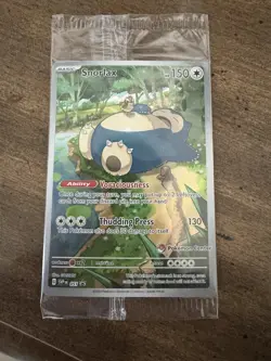 Scarlet and Violet 151 Snorlax Pokemon Center ETB Stamped Promo Sealed - Image 1