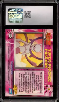 Pokemon Topps Super Psychic Pokemon Movie Blockbuster Silver Foil Promo CGC 7.5 - Image 2