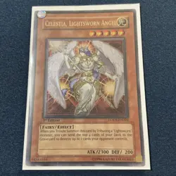 Yu-Gi-Oh! TCG Celestia, Lightsworn Angel LODT-EN024 Ultimate Rare 1st Ed - Image 5