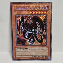 Yugioh Archfiend of Gilfer RP02-EN094 Secret Rare Unlimited 2025 Reprint NM - Image 1