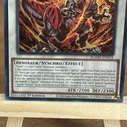 Jurrac Astero 1st Edition BLMM-EN018 Secret Rare Battles Of Legend Yugioh TCG - Image 3