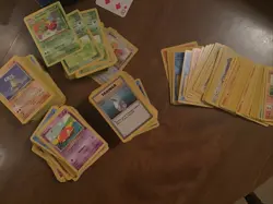 Vintage 1999 Pokemon TCG Trading Cards Collection 500+ Cards WOTC Heavy Play Dmg - Image 1